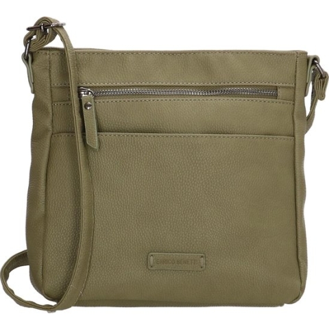 Enrico Benetti Jade 66503 dames Schoudertas - olijf groen