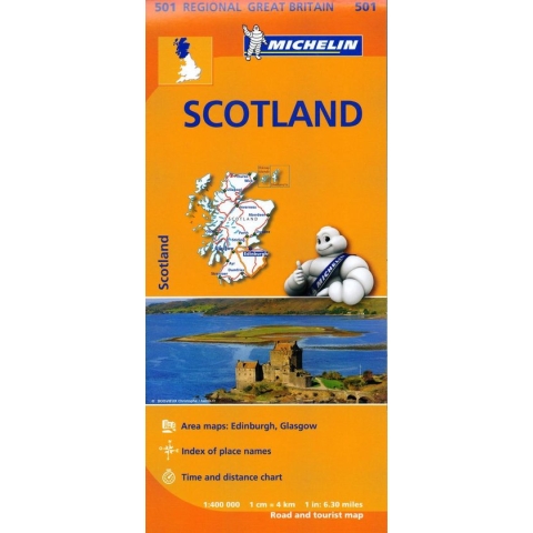 Regionaal kaart 501 Schotland