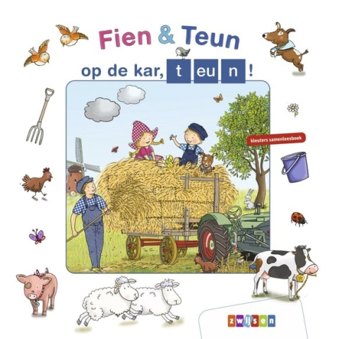 Kleuters samenleesboeken - Fien & Teun - op de kar, teun!