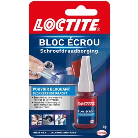 Loctite schroefdraadborging 5g - Nr1 borging van Loctite - Extreem sterk