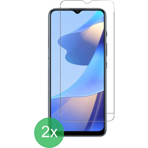 Oppo A16 / A16s / A54s Screenprotector 2x - screen protector - glas - bescherm - beschermglas - ZT Accessoires