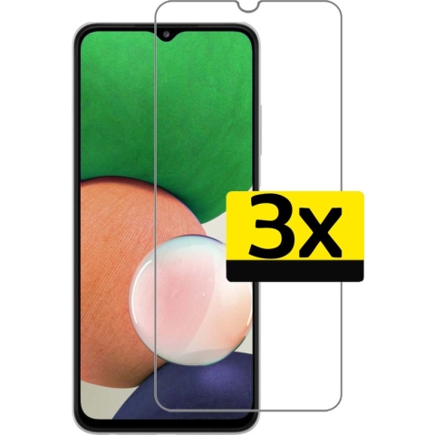 Samsung Galaxy M22 Screenprotector Bescherm Glas - Samsung Galaxy M22 Screenprotector Gehard Glas - Samsung Galaxy M22 Screen Protector Glas Extra Sterk - 3 Stuks