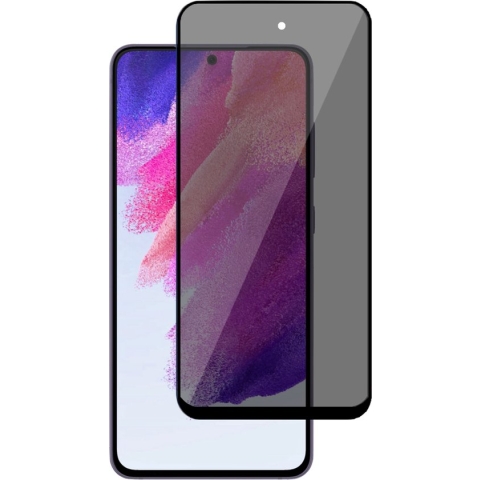 Privacy Screenprotector geschikt voor Samsung S21 FE - Privé Screen Protector Gehard Glas 9H