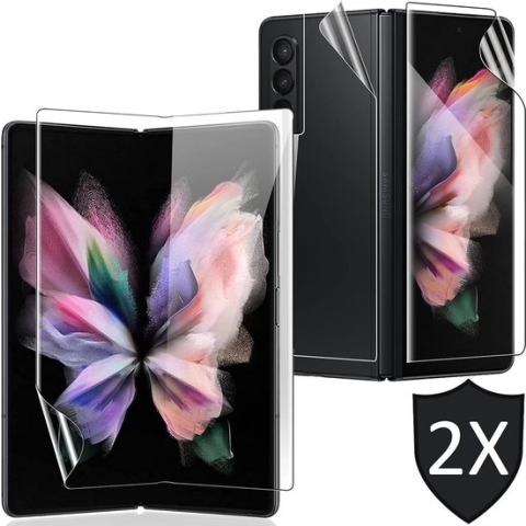 Samsung Galaxy Z Fold 3 Screenprotector - PET Screen Protector - 2 Stuks