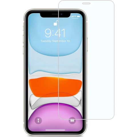 iPhone 11 Screenprotector Gehard Glas Tempered Glass Met Dichte Notch