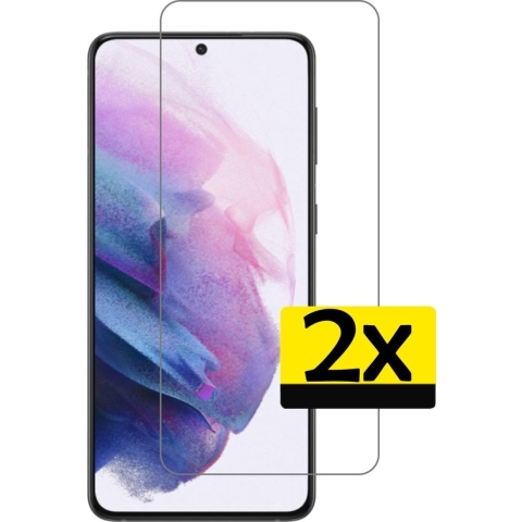 Samsung S21 Screenprotector Volledig - Samsung Galaxy S21 Screenprotector Bescherm Glas - Samsung S21 Screen Protector Glas Extra Sterk - 2 Stuks