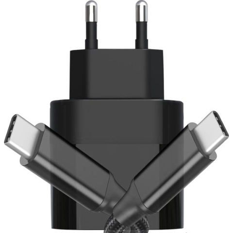 Power Delivery Snellader met USB-C Kabel 2 Meter - Universeel, Samsung, OnePlus, Huawei, HTC