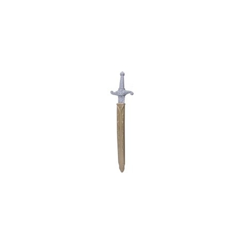 Ridder zwaard zilver met gouden schede 60 cm volwassenen