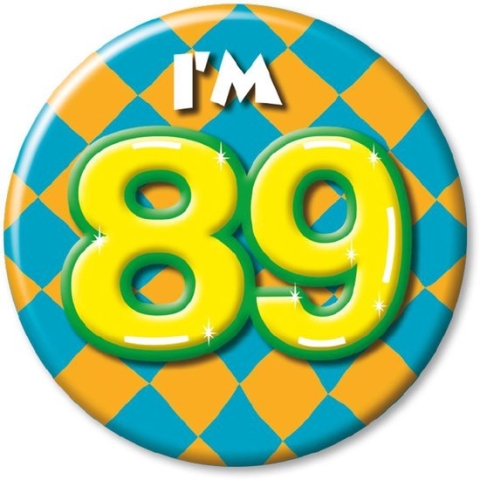 Paperdreams - Button - verkeersbord - Klein - 50 Jaar