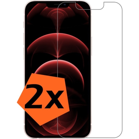 iPhone 14 Plus Screenprotector Bescherm Glas - iPhone 14 Plus Screen Protector Tempered Glass - 2x