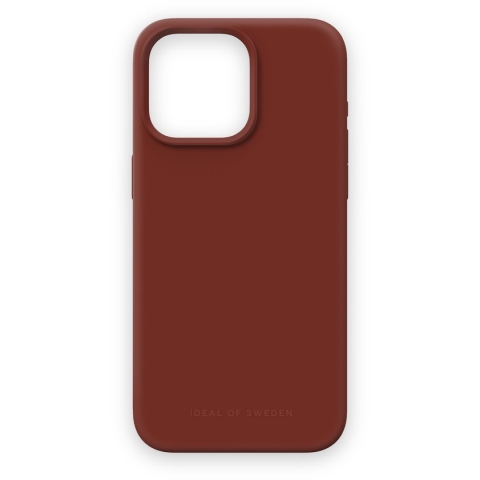 iDeal of Sweden Silicone Case met magnetische ring iPhone 15 Pro Max Dark Amber