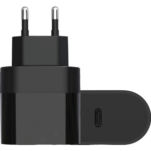 20W USB-C Snellader - iPhone oplader - Zwart Lichtnetadapter voor Apple iPhone, iPad, Apple Watch en AirPods