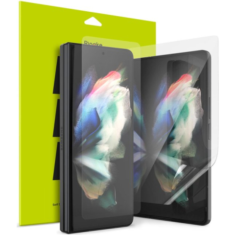 Ringke Dual Easy Wing Samsung Galaxy Z Fold 4 Screen Protector Display en Voorkant
