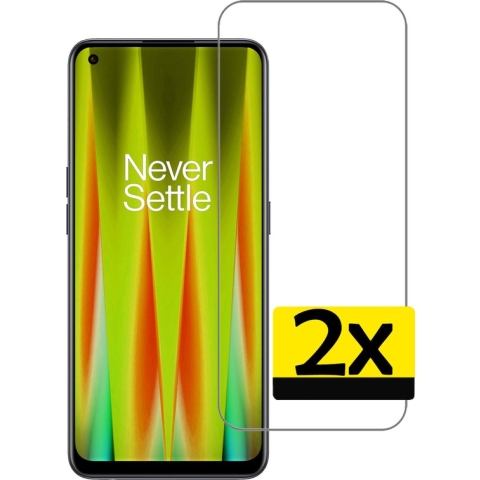 OnePlus Nord CE 2 Screenprotector Beschermglas Gehard Glas - OnePlus Nord CE 2 Screen Protector Glas Extra Sterk - 2 Stuks