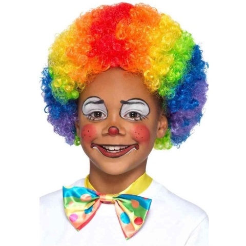 SMIFFY'S - Veelkleurige clown pruik voor kinderen
