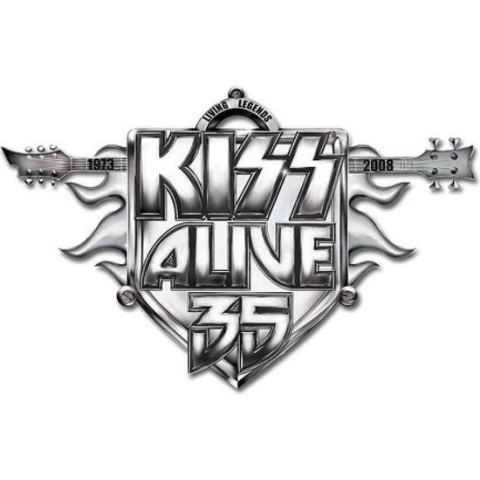 Kiss Pin Alive 35 Tour Zilverkleurig