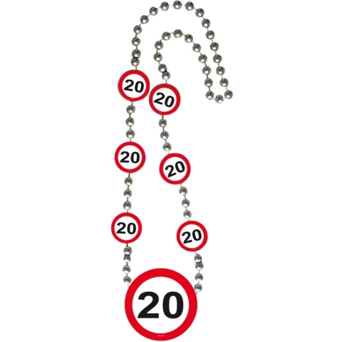 Folat - Ketting verkeersbord 20