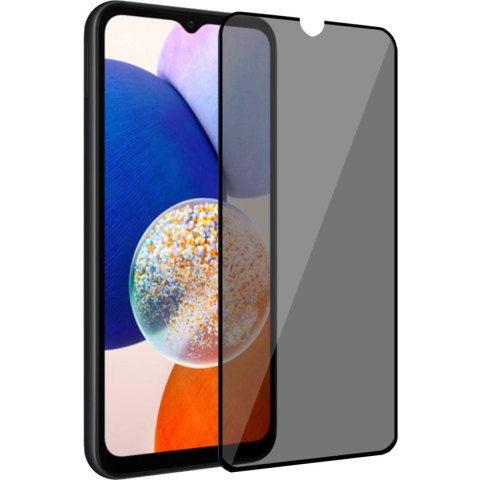 Samsung A14 5G Privacy Screenprotector - Privé - Samsung A14 5G Screenprotector - Glas