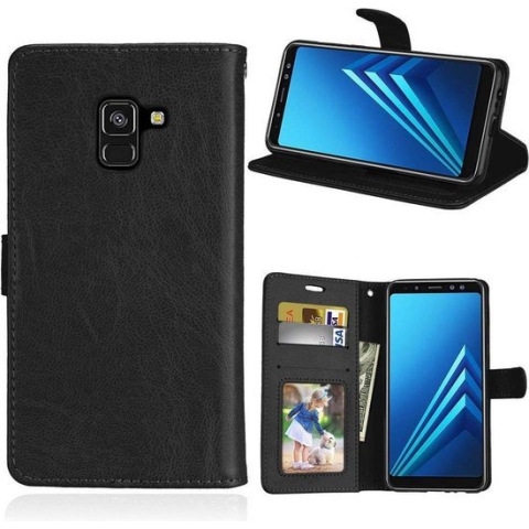 Samsung Galaxy A6 2018 - Bookcase Zwart - portemonee hoesje