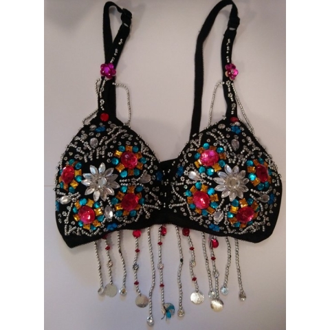 Funny Fashion - BH met stras en kralen - maat 75b