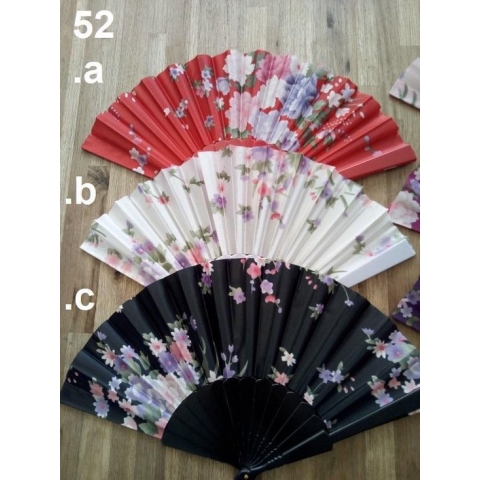 2x +1 gratis handwaaier Bloemen: 2x print C