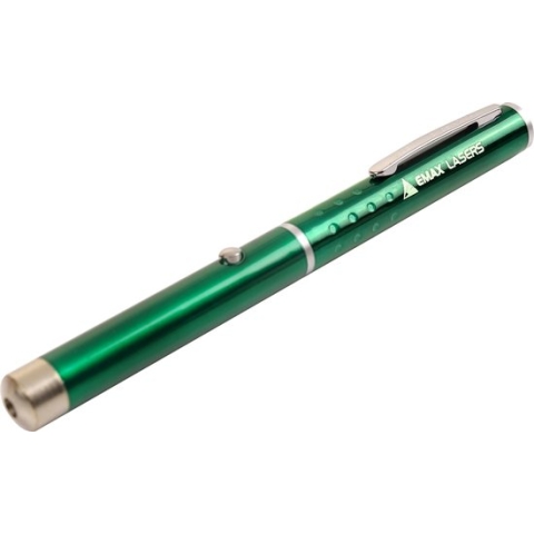 Emax groene laserpen, inclusief batterijen, handleiding en Emax bewaarzakje