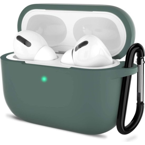 Shieldcase Case geschikt voor Airpods Pro / 2 Pro silicone case - donkergroen