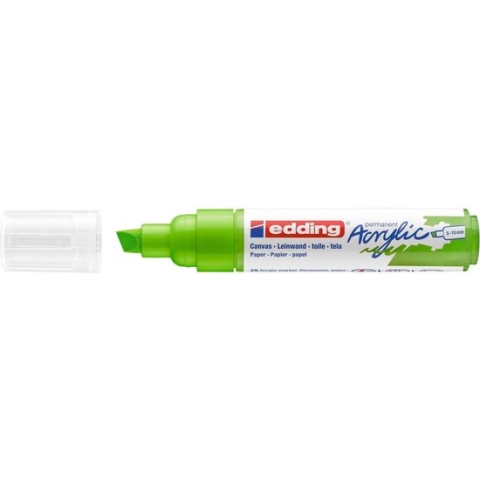 Acrylmarker edding e-5000 breed geelgroen