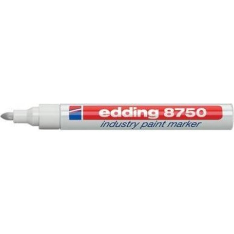 10 x Lakmarker edding e-8750 industry wit