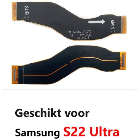 Samsung Galaxy S22 Ultra Moederbord Connector Flex Kabel