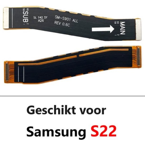 Samsung Galaxy S22 Moederbord Connector Flex Kabel