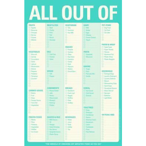 Knock Knock All Out of Pad (Blue)