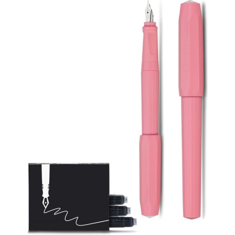 Kaweco - Vulpen - Perkeo Peony Blossom - Roze - Medium - Doosje vullingen