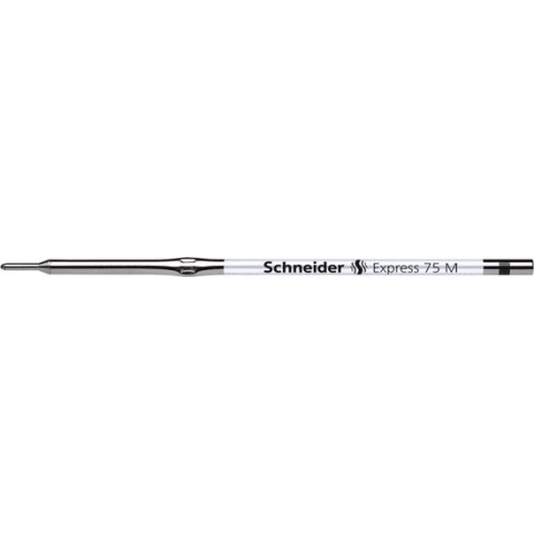 Balpenvulling Schneider Express 75 zwart medium - 10 stuks