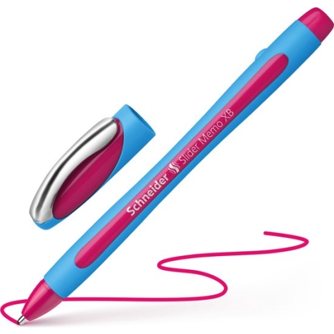 Schneider balpen - Slider Memo - XB - 1,4mm - roze - S-150209
