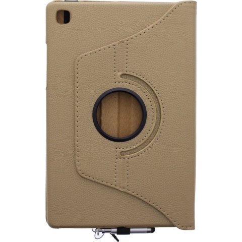LuxeBass Samsung Galaxy Tab A7 (2020) Tri-Fold - Multi-Stand Case - Smartcase - Smart Cover - Hoesje - Beschermcase - Goud