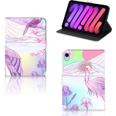 Tablethoes iPad Mini 6 (2021) Cover met StandaardVogel