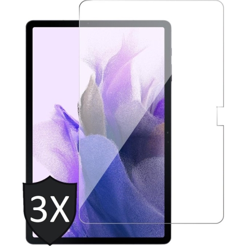 Samsung Galaxy Tab S7 FE Screenprotector - Screen Protector Glas - 3 Stuks