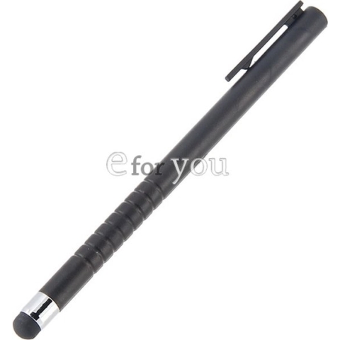 Extra grip stylus pen voor iPhone, iPod en iPad - Zwart