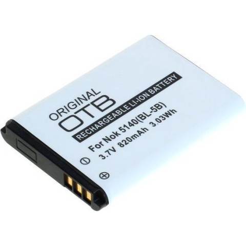 Batterij voor NOKIA 5140/6020/7260/5320 (BL-5B) 820mAh 3.7V Li-Ion