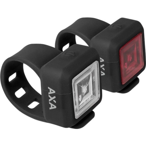 AXA Niteline 11 LED Fietsverlichting - Fietslampjes Voor en Achter - Batterij