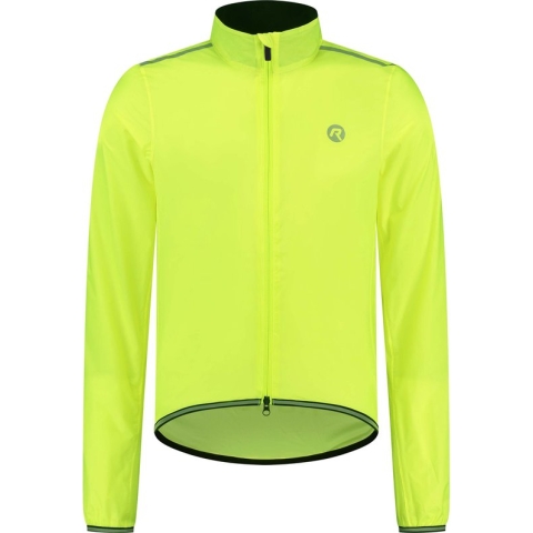 Rogelli Essential Regenjas - Fietsregenjack - Heren - Fluor-Geel - Maat XL