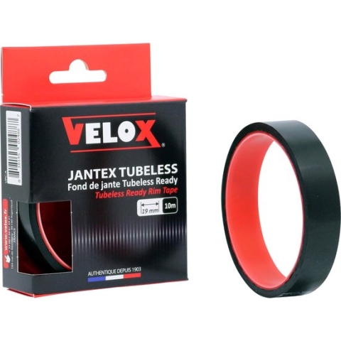 Velox Velgtape Route Tubeless Ready 19 Mm / 10 Meter Zwart