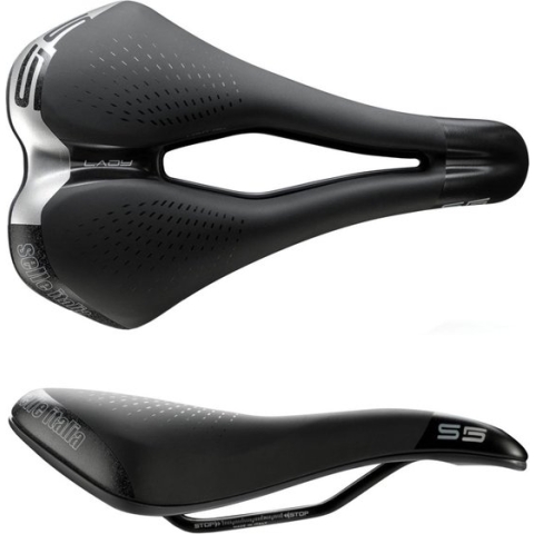 Selle Italia S5 Superflow Saddle Women, black Breedte S3 | 145mm