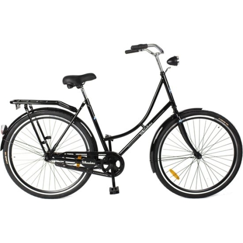 Wheelerz omafiets classic eco 26 inch zwart | unisex