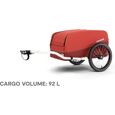 Croozer Cargo Kalle Fietskar - Lava Rood
