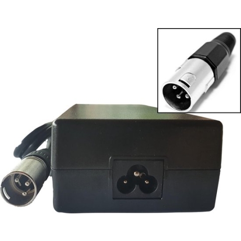 Elektrische Fietsoplader - Li-ion 36V 2A - met XLR - 3 pins stekker Vervanging