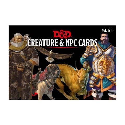 Dungeons & Dragons cartes Monster Cards: Creature & NPC *ANGLAIS*