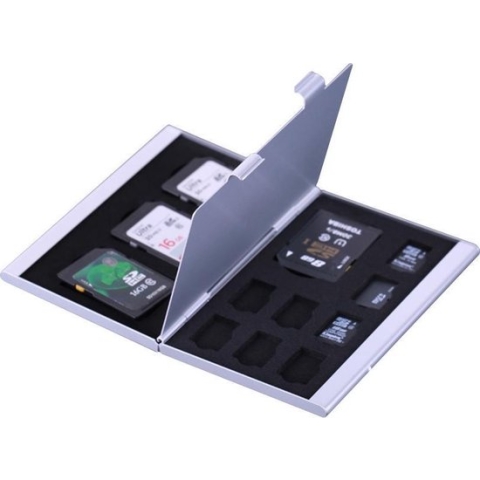 SD Card Case - 4x Sd-kaart -  8 x Micro Sim-kaart