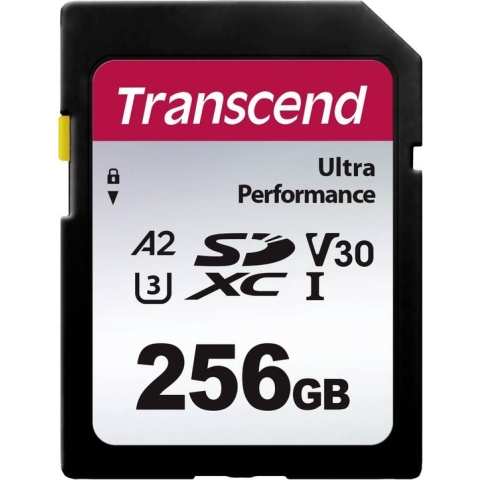 Transcend TS64GSDC340S SDXC-kaart 256 GB A1 Application Performance Class, A2 Application Performance Class, v30 Video